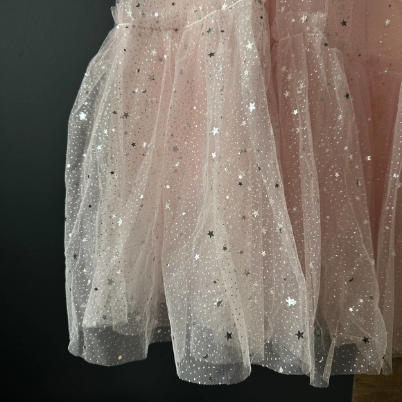 Fanciful Doll The Cosmic Moonchild Midi Dress Pink Size Small - Picture 4 of 13